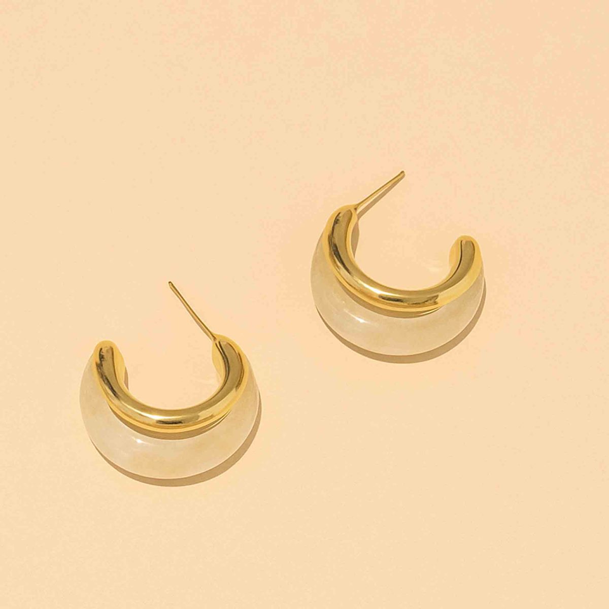 Crescent Hoop Earings - Image 1
