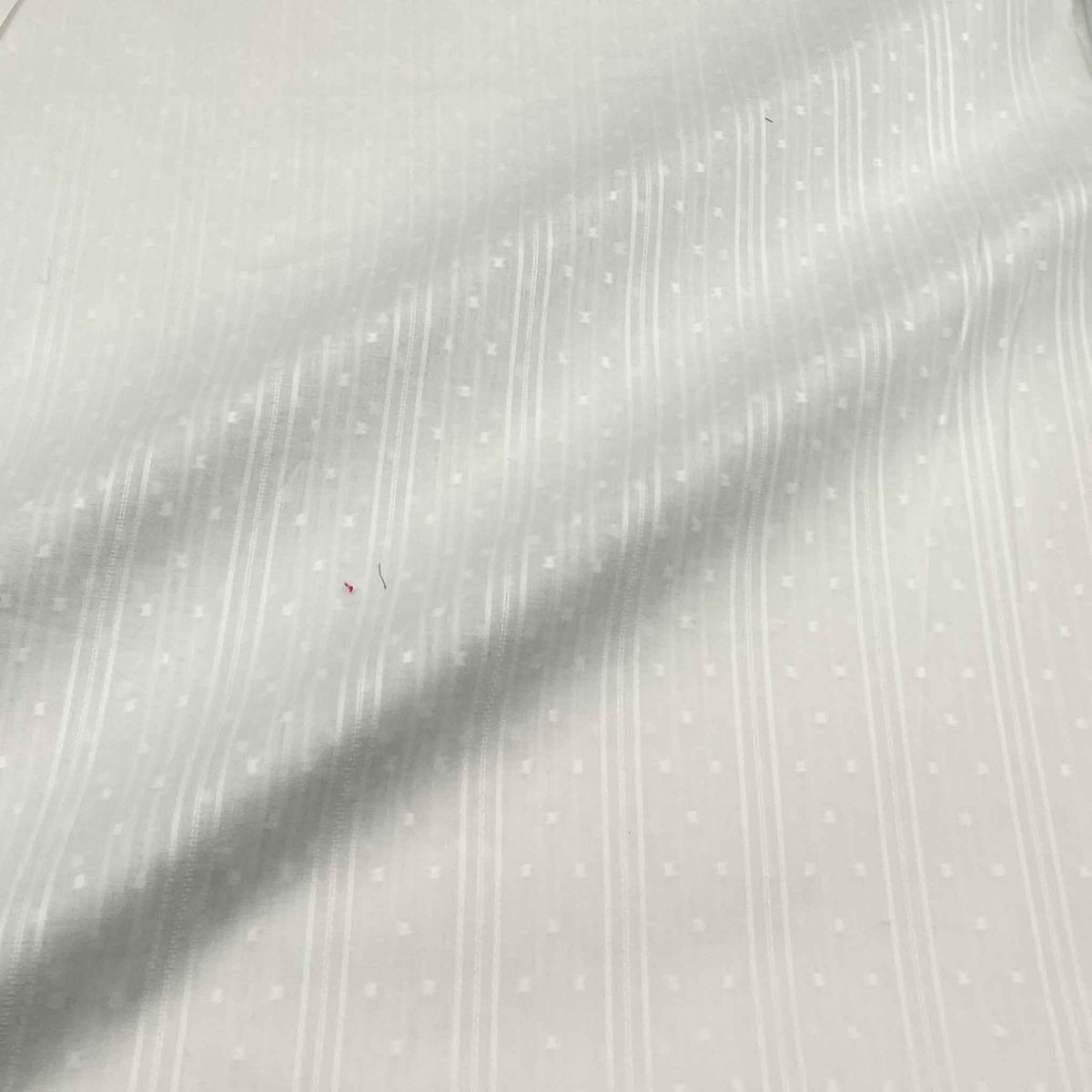 Dobby Lawn Wider Off White - Image 1