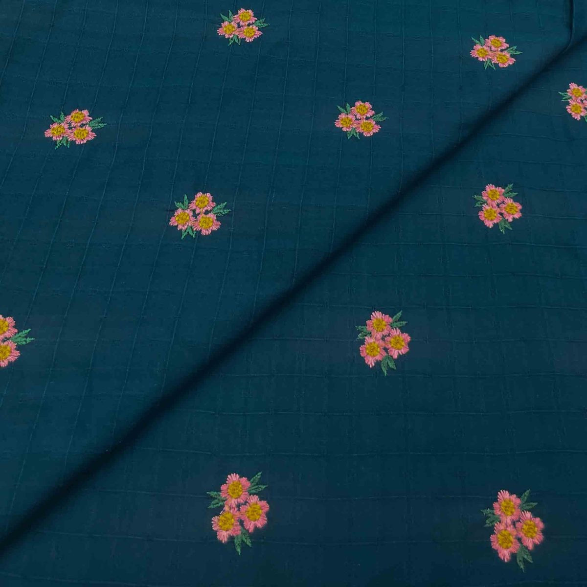 Satpara Wider Khaddar Embroidery D166 - Image 1