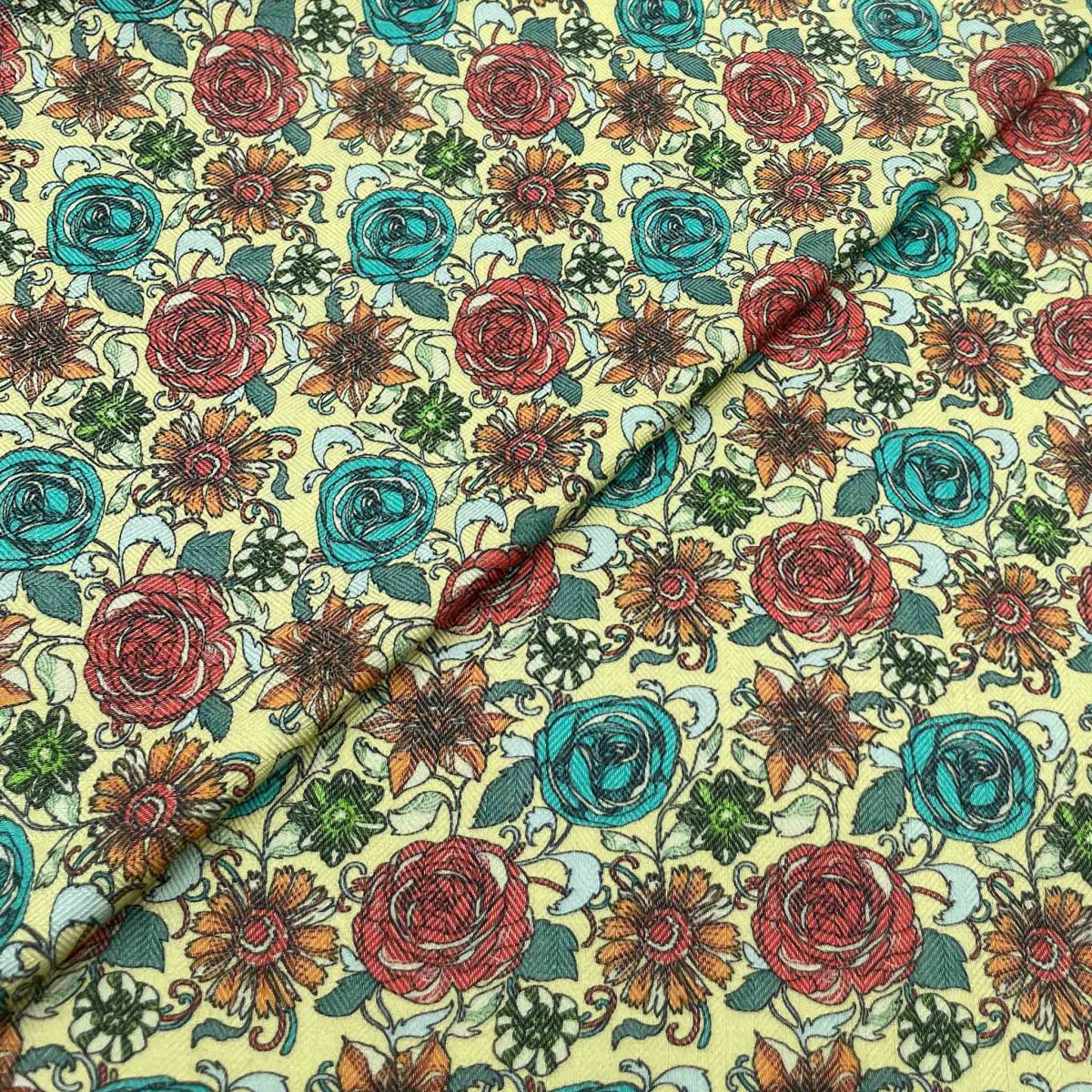 Wool Print D26D242 - Image 1