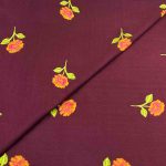 Peach Wool Embroidery D25D136