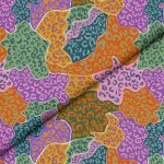 Honeycomb Wider Linen Print D142