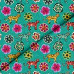 Honeycomb Wider Linen Print D164