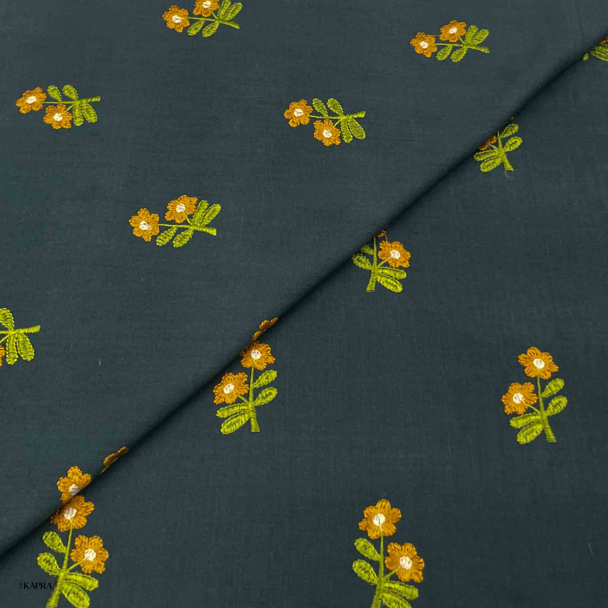 new winter kapra-14 Peach Wool Embroidery D25D166 - Image 1