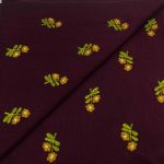 Peach Wool Embroidery D25D167