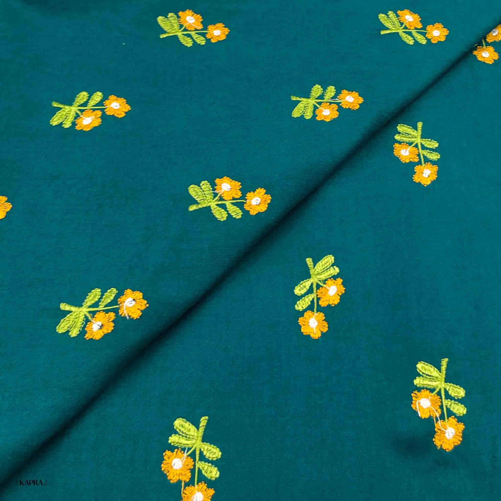 new winter kapra-16 Peach Wool Embroidery D25D168 - Image 1