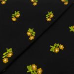 Peach Wool Embroidery D25D169