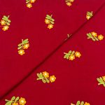 Peach Wool Embroidery D25D170