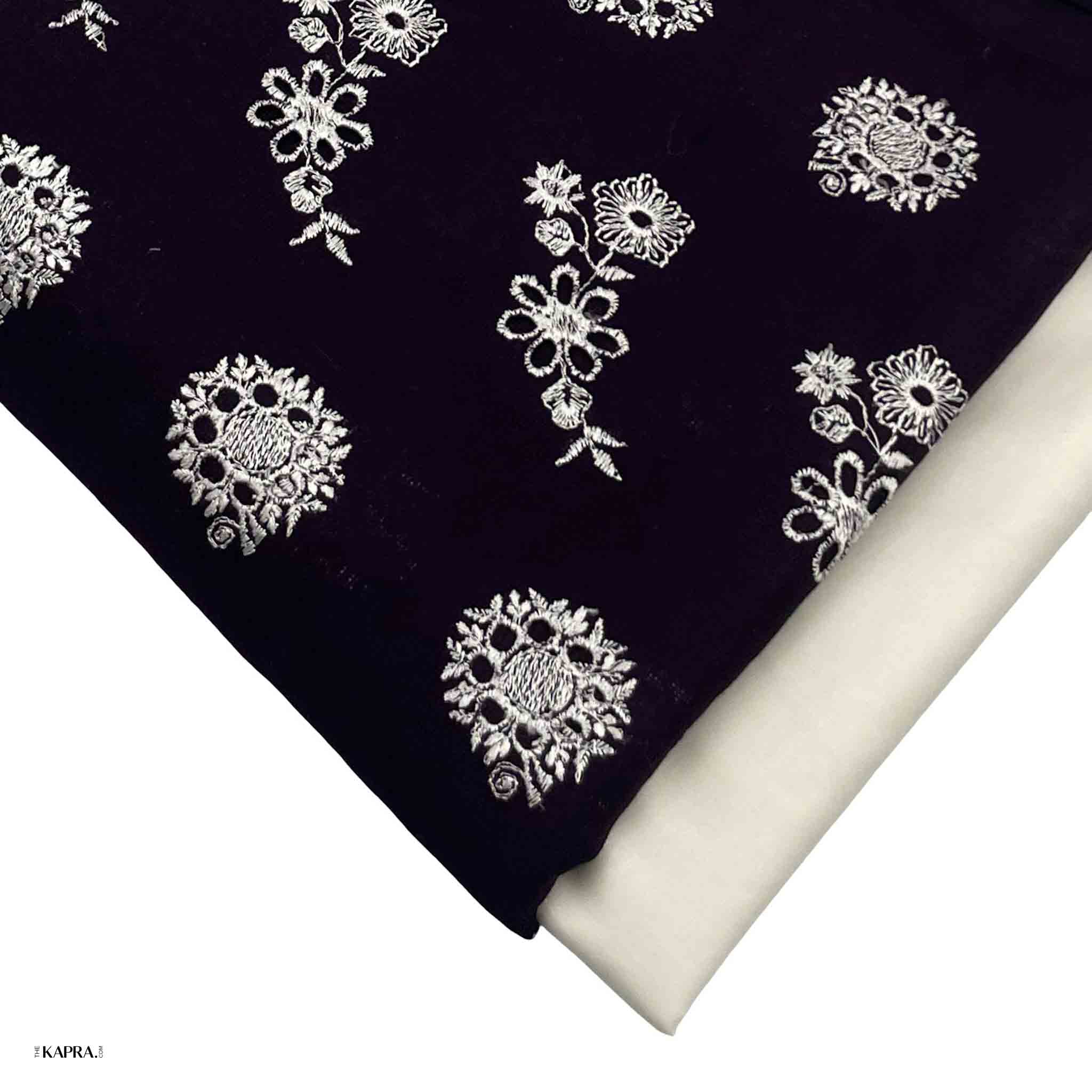 new winter kapra.com-01 Lawn Embroidery Suit D241 - Image 1