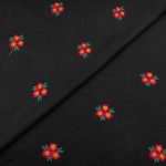 Peach Wool Embroidery D25D173