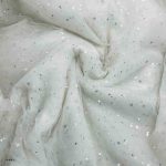 Star Net Embroidery White