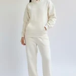 Fleece Coord Set Ivory