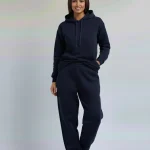 Fleece Coord Set Navy