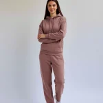 Fleece Coord Set Tea Pink