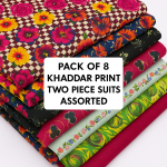 Khaddar Print 2PC Pack of 7 Suits