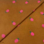 Peach Wool Embroidery D25D179