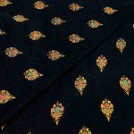 Micro Velvet Glitter Print D25D107