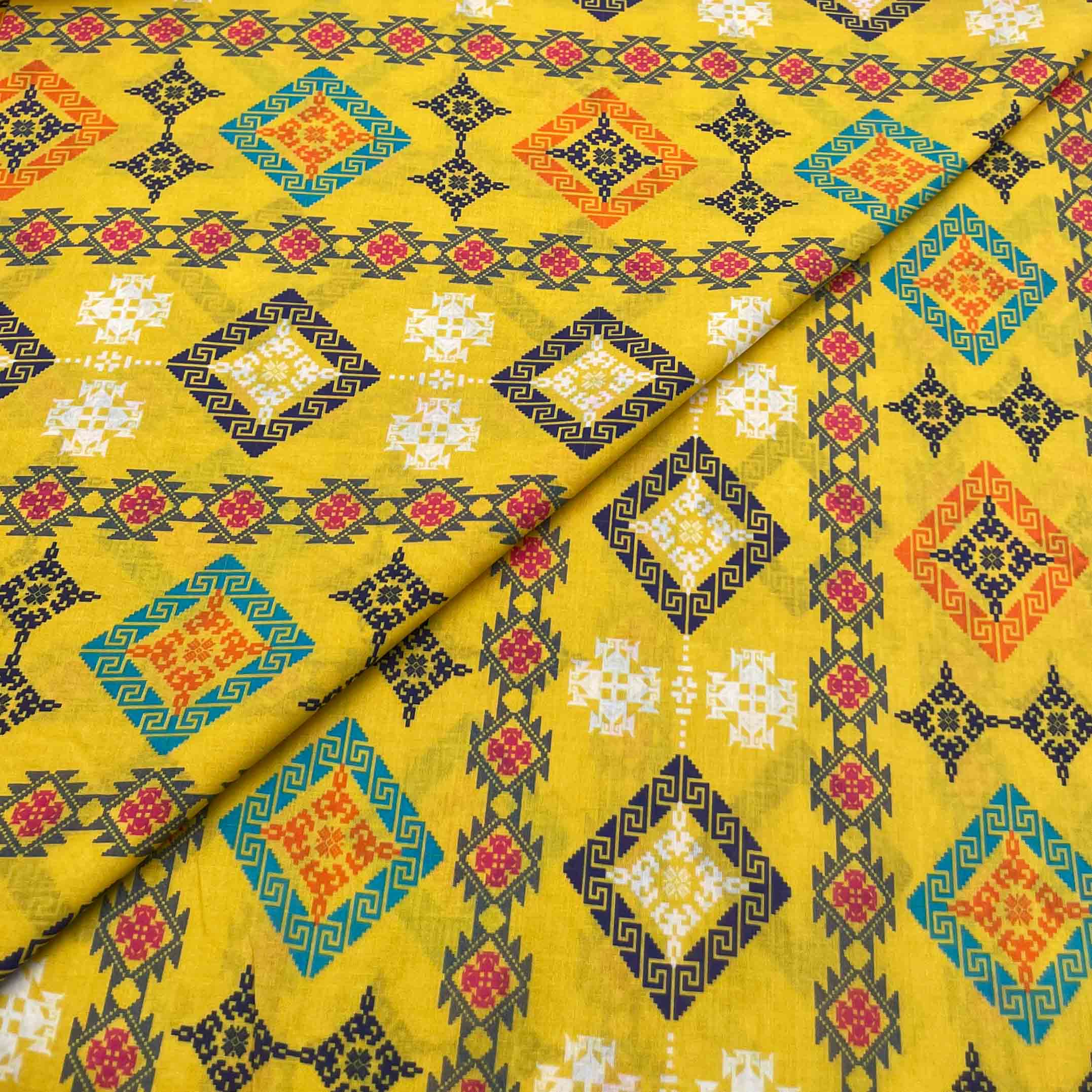 lawn print 26 b3--193 Lawn Digital Print D26D474 - Image 1