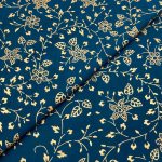 Viscose Gold Print D26D115