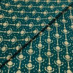 Viscose Gold Print D26D119