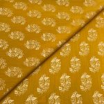 Viscose Gold Print D26D128