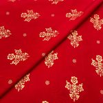 Viscose Gold Print D26D129