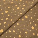 Viscose Gold Print D26D135
