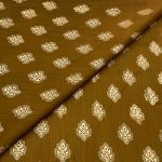 Viscose Gold Print D26D139