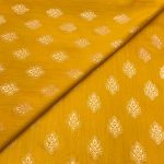 Viscose Gold Print D26D146