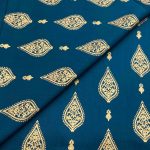 Viscose Gold Print D26D155