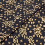 Viscose Gold Print D26D157