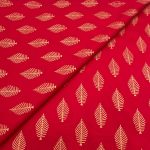 Viscose Gold Print D26D165