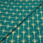 Viscose Gold Print D26D167