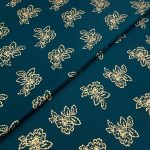 Viscose Gold Print D26D169