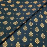 Viscose Gold Print D26D172