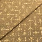 Viscose Gold Print D26D177