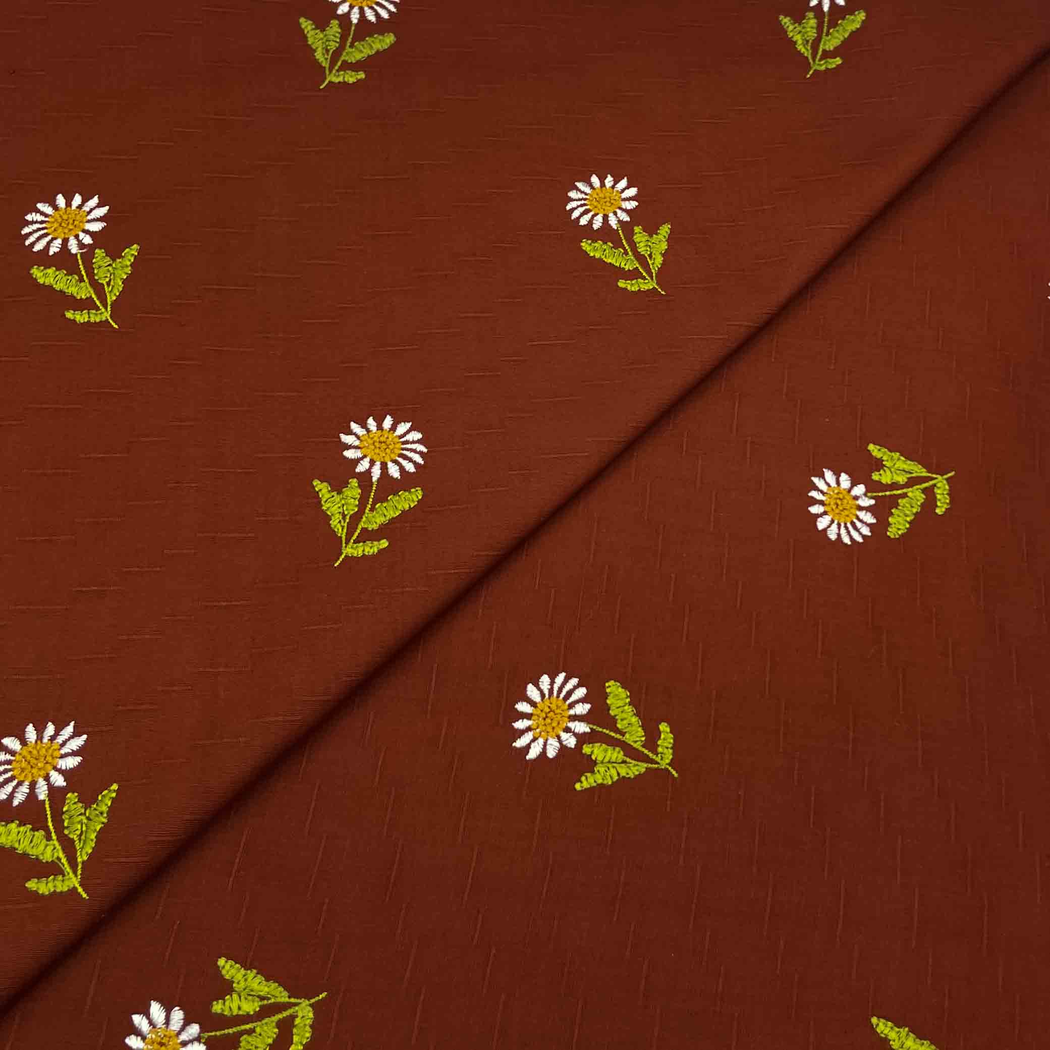 block prints embroidery new-10 Cambric Cotton Wider Embroidery D26D128 - Image 1