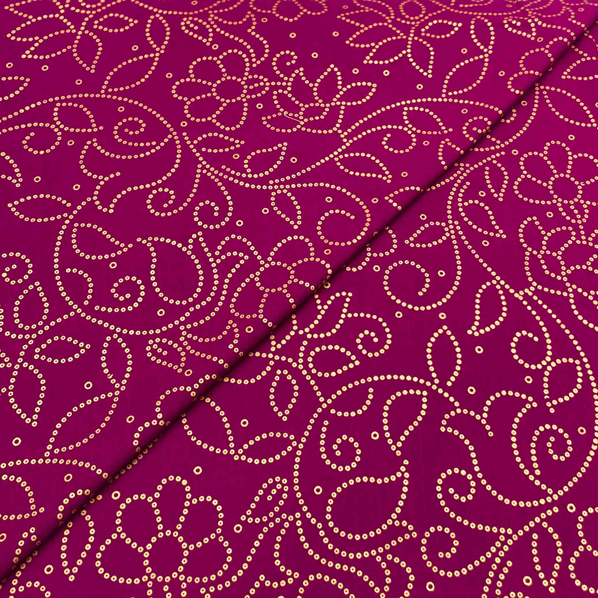 cambric block prints new-13 Cambric Cotton Block Print D26D153 - Image 1