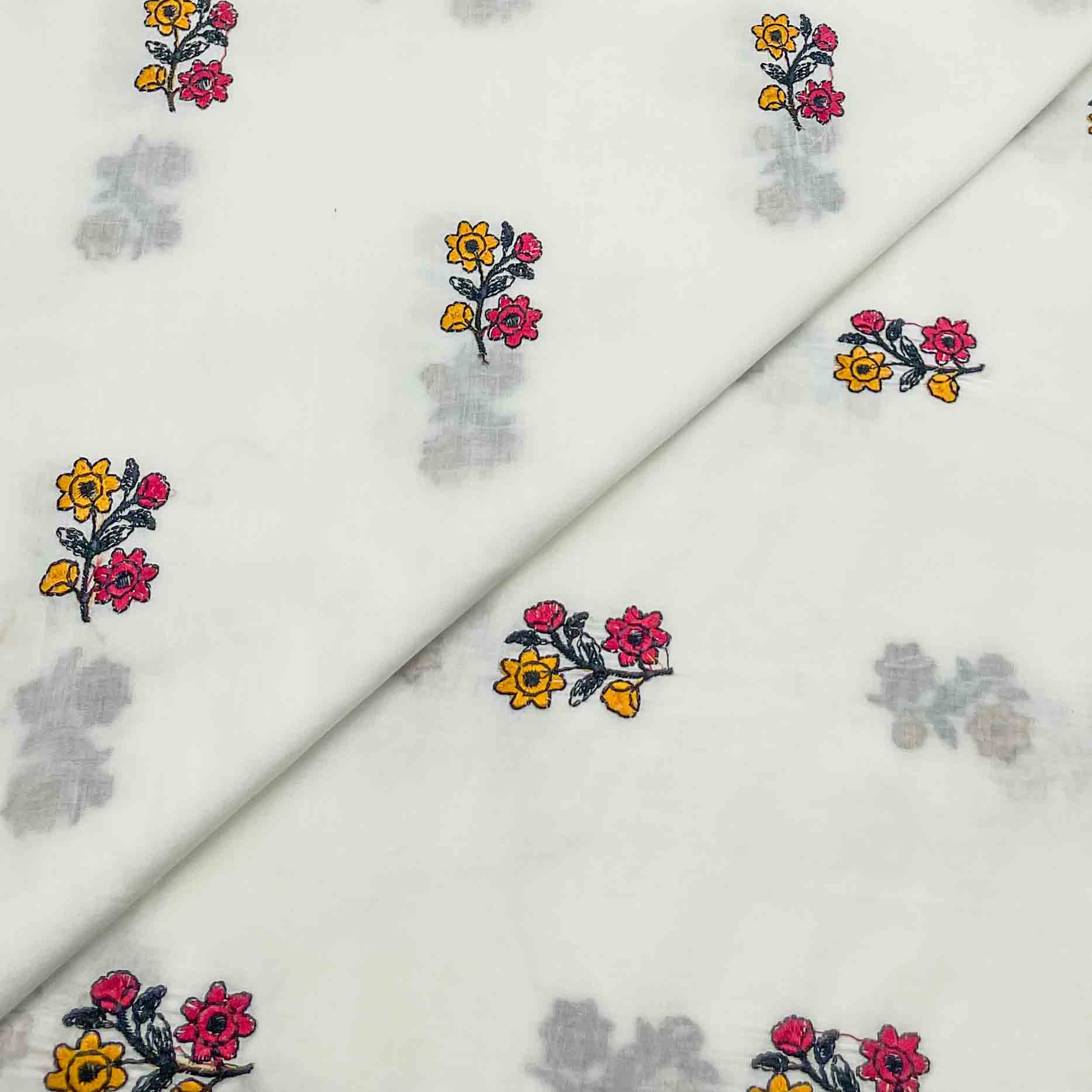 lawn prints new volume-08 Lawn Embroidery Wider D26D211 - Image 1