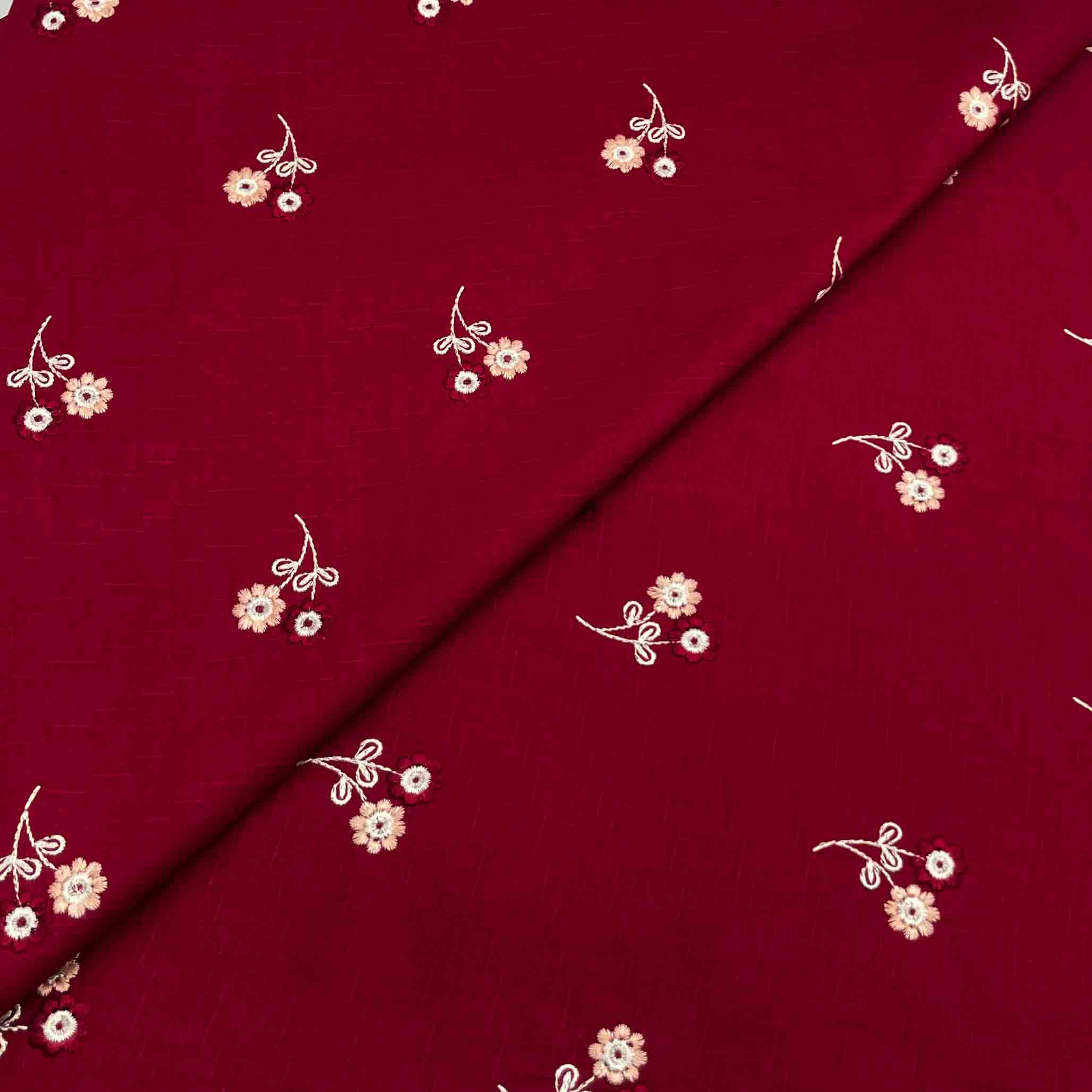 summer batch new-44 Cambric Cotton Wider Embroidery D26D156 - Image 1