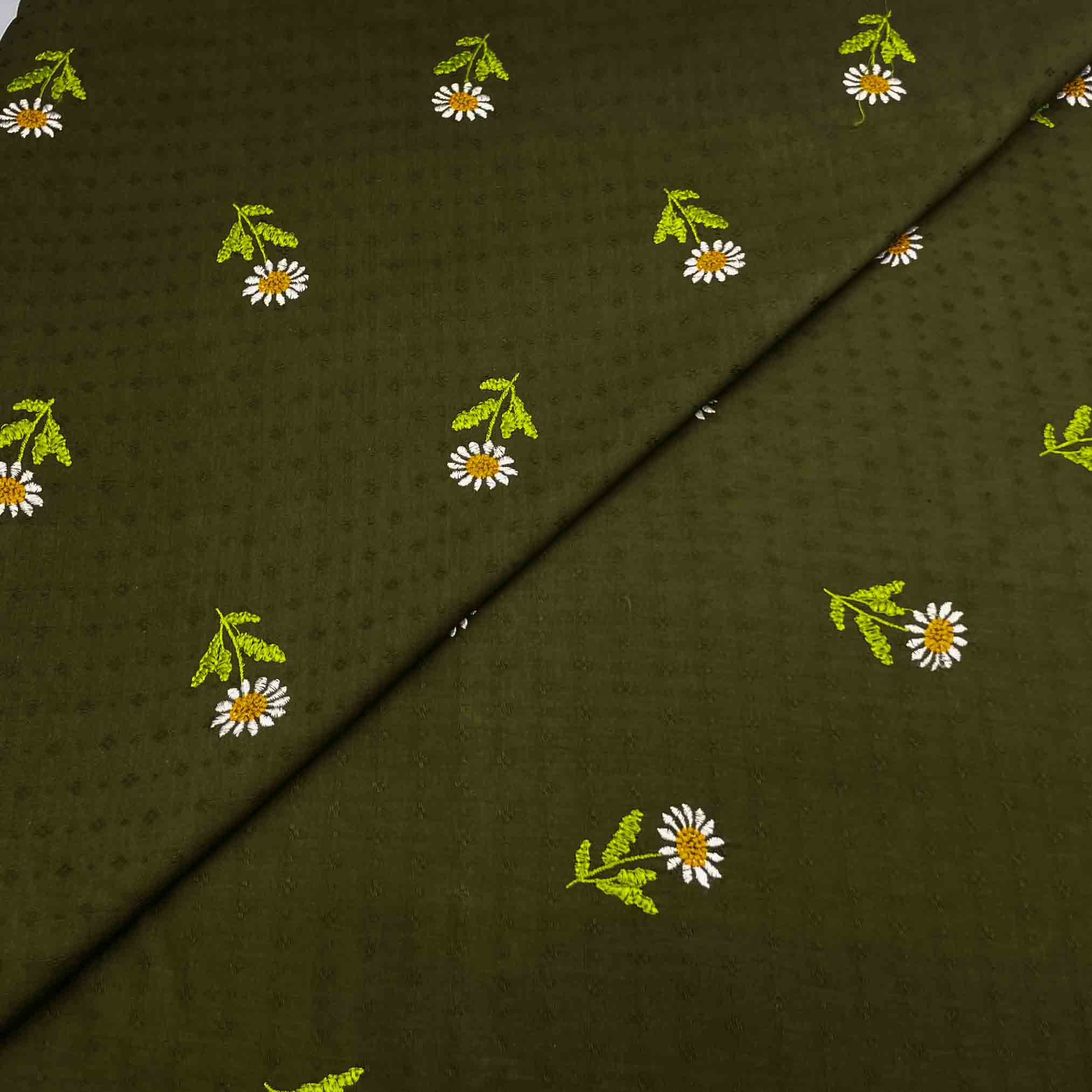 summer batch new-45 Cambric Cotton Wider Embroidery D26D157 - Image 1