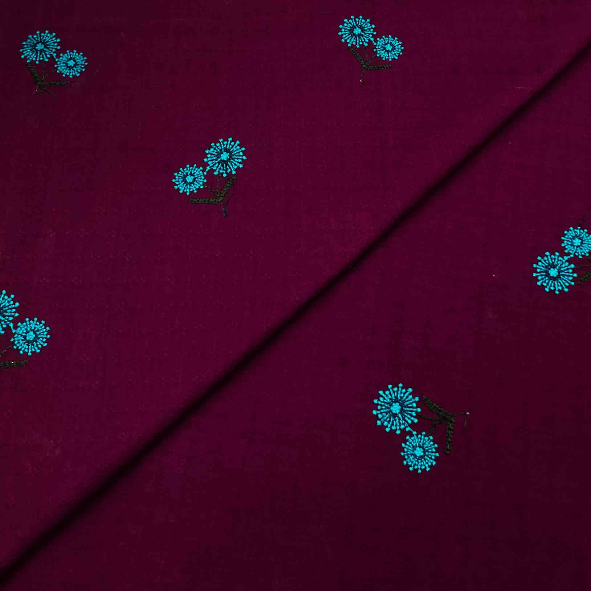 summer batch new-46 Cambric Cotton Wider Embroidery D26D158 - Image 1