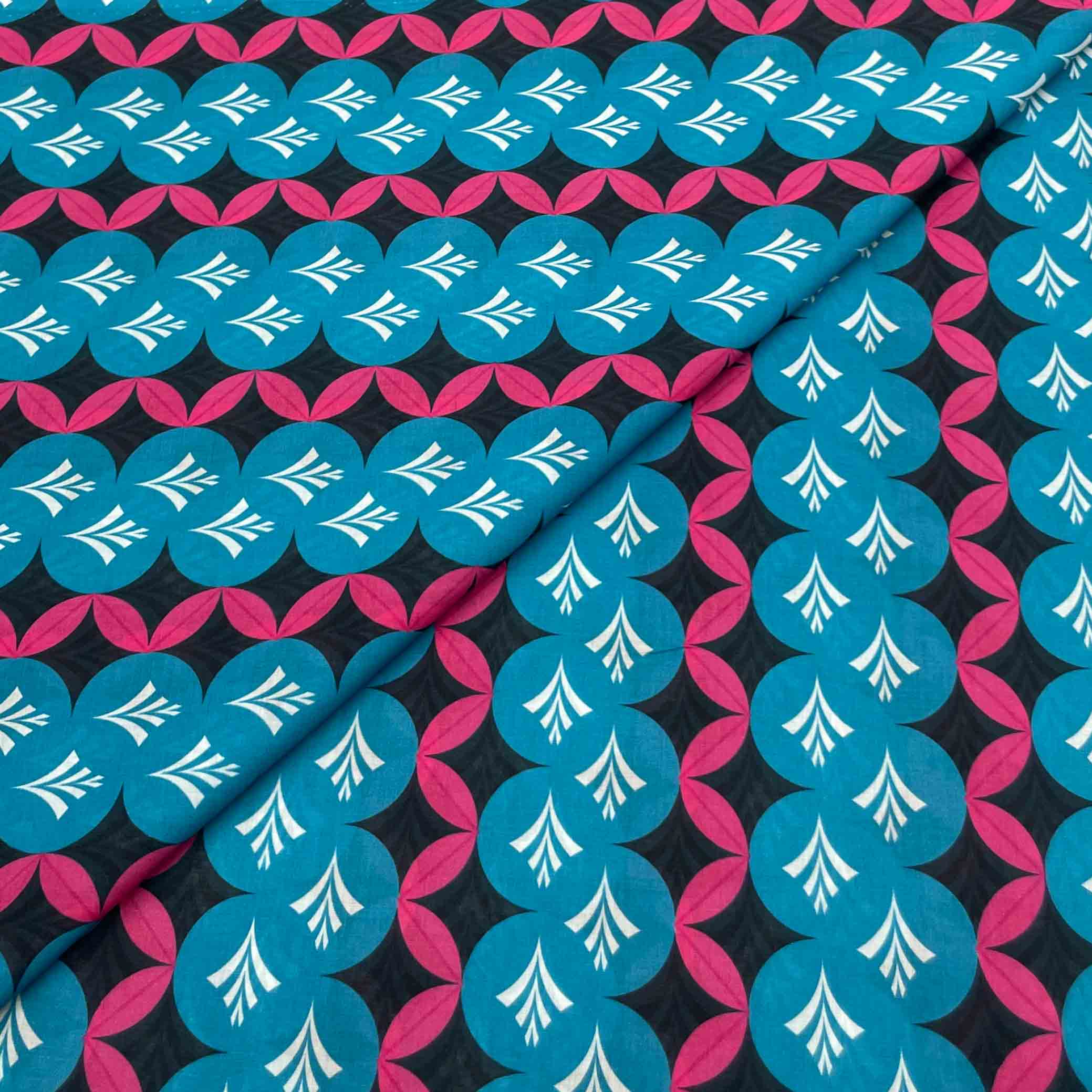 emb print new in-18 Lawn Digital Print D26D830 - Image 1