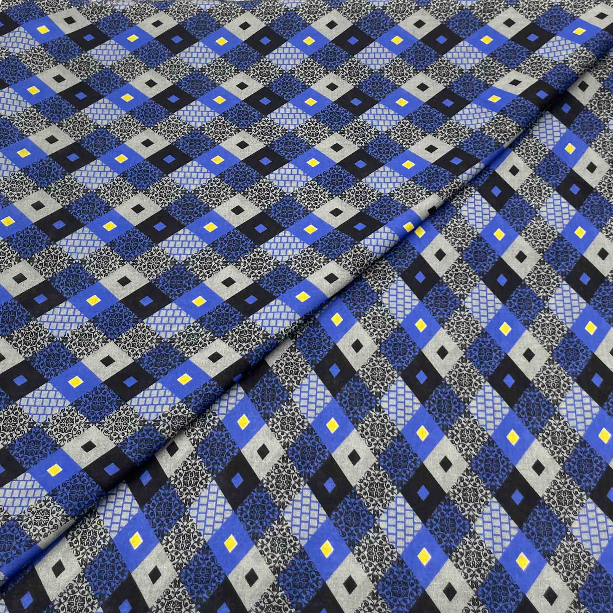 emb print new in-37 Lawn Digital Print D26D849 - Image 1