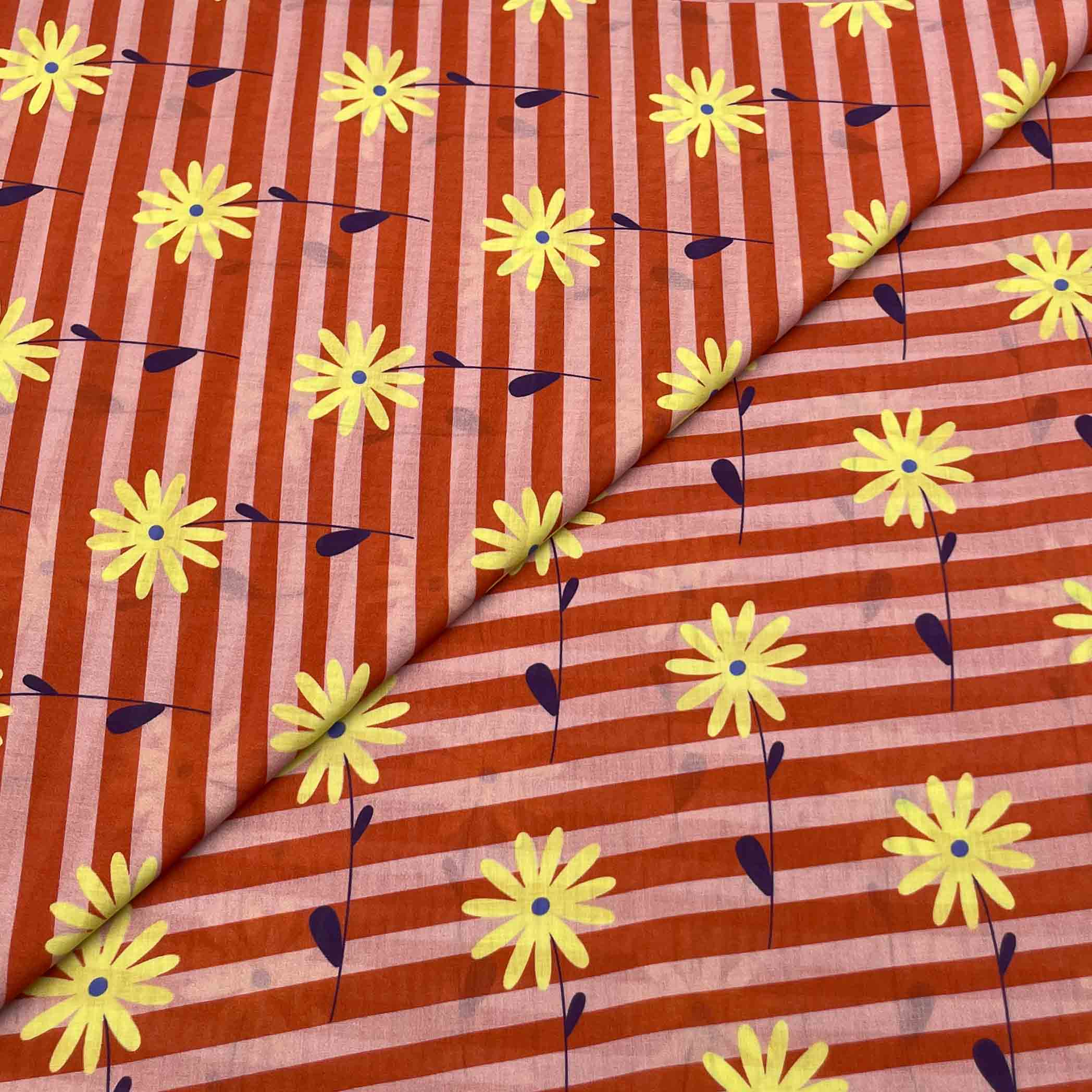emb print new in-47 Lawn Digital Print D26D859 - Image 1
