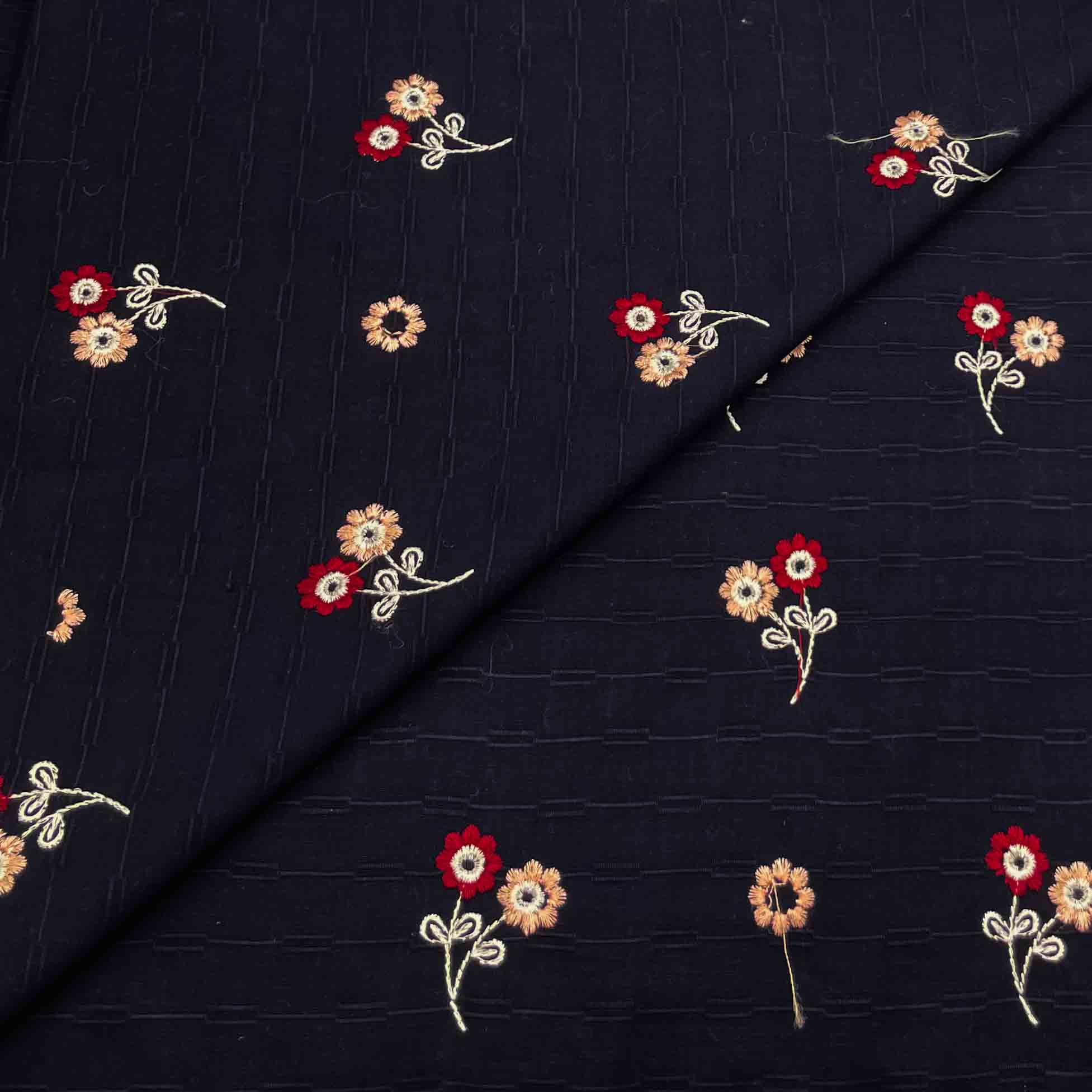 lawn cambric new-21 Cambric Cotton Wider Embroidery D26D187 - Image 1