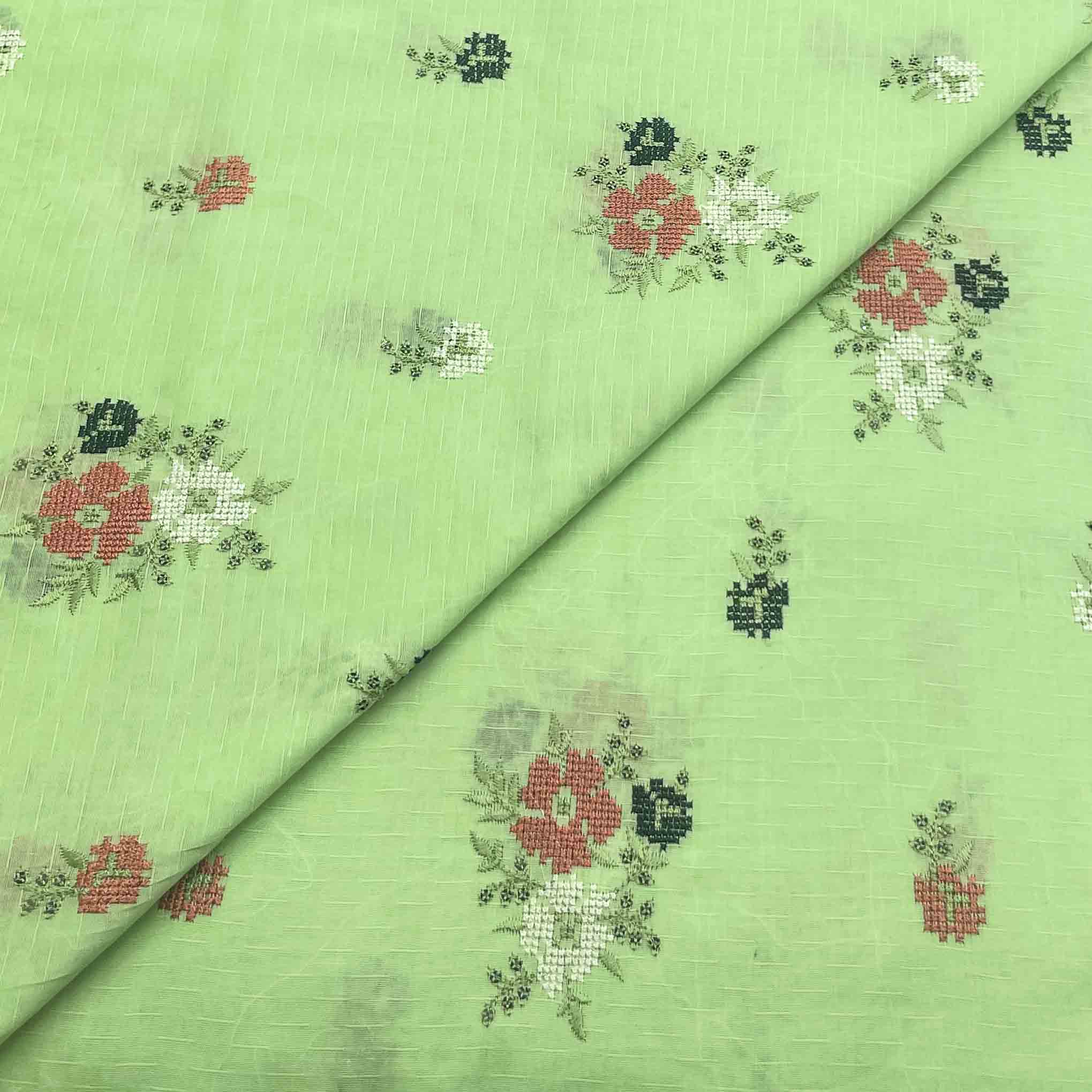 lawn print embroidery new-11 Lawn Embroidery D26D3264 - Image 1