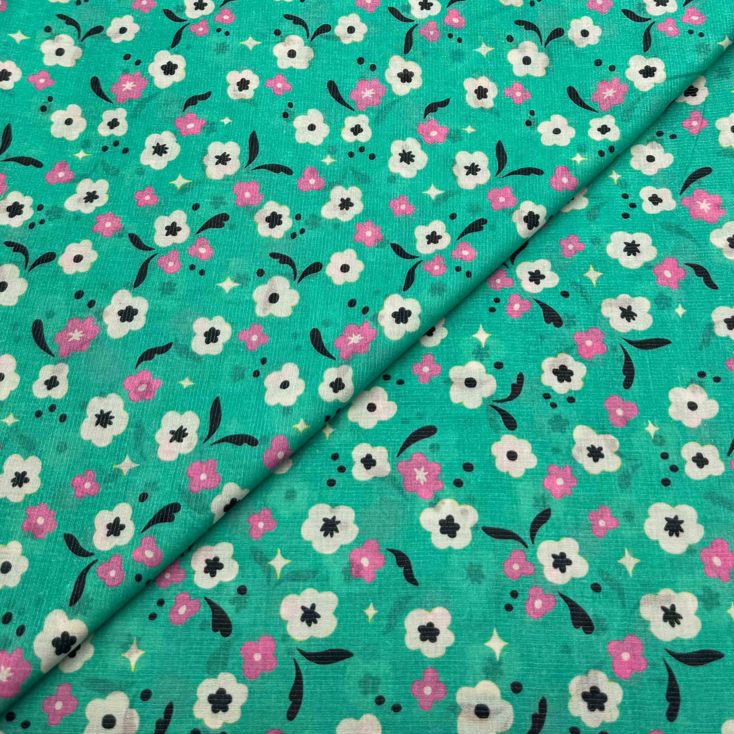 Glittet Lawn Prints New-11 Glitter Lawn Print D26D1142 - Image 1