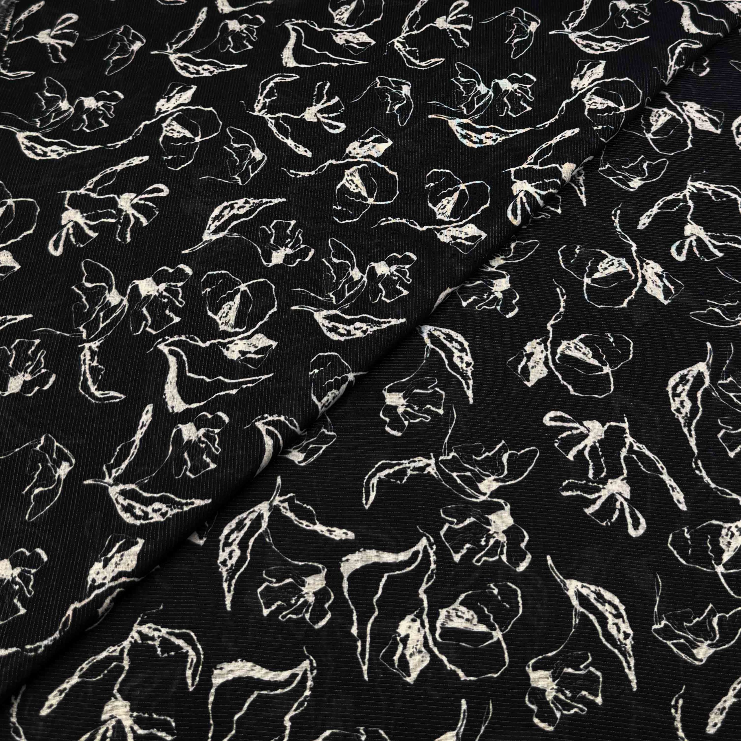Glittet Lawn Prints New-13 Glitter Lawn Print D26D1144 - Image 1