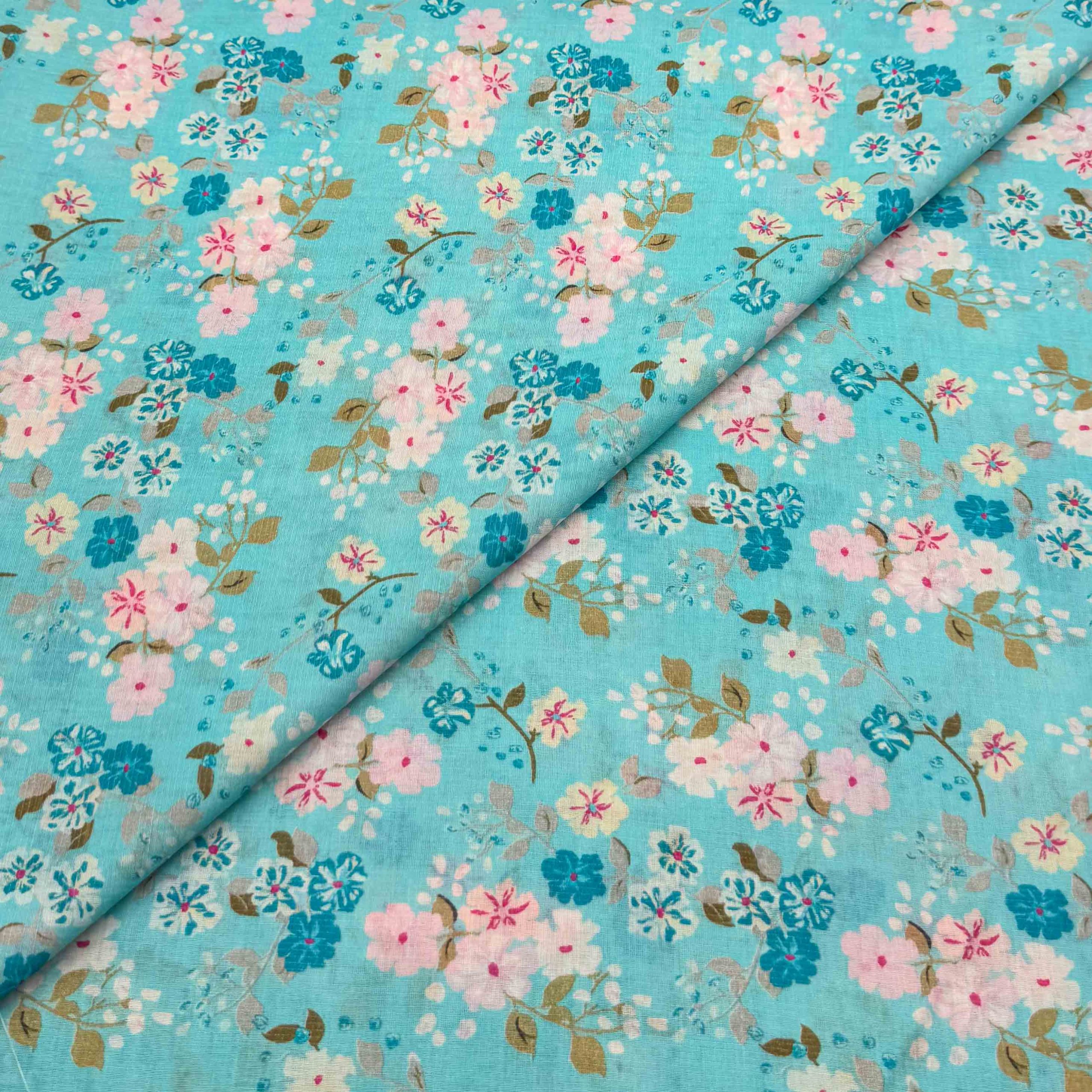 Glittet Lawn Prints New-36 Glitter Lawn Print D26D1187 - Image 1